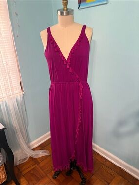 kate and mallory maxi dresses Kate & Mallory Multi Colored Floral Flowy Maxi Dress Sz 1X NWOTS